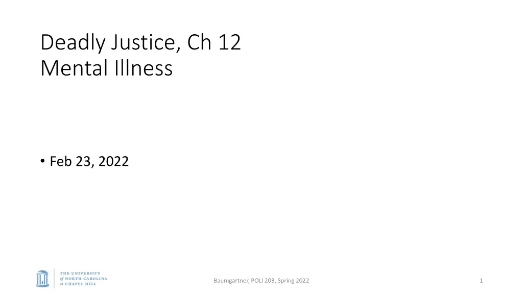 deadly justice ch 12 mental illness n.w