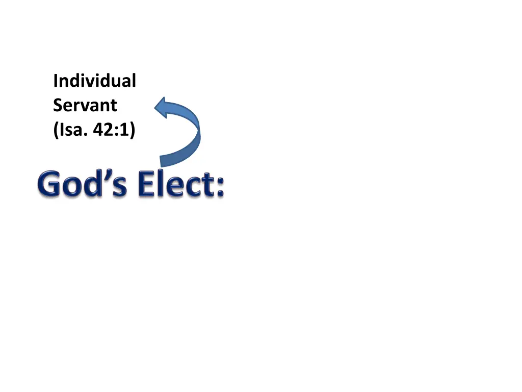 individual servant isa 42 1 n.w