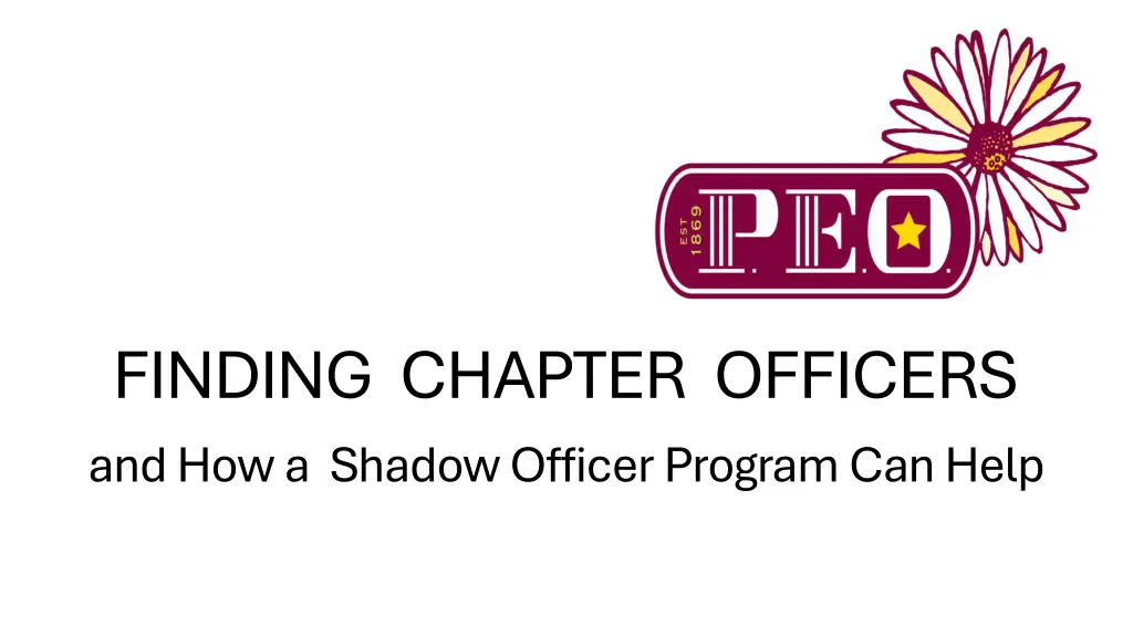 finding chapter officers and how a shadow officer n.w
