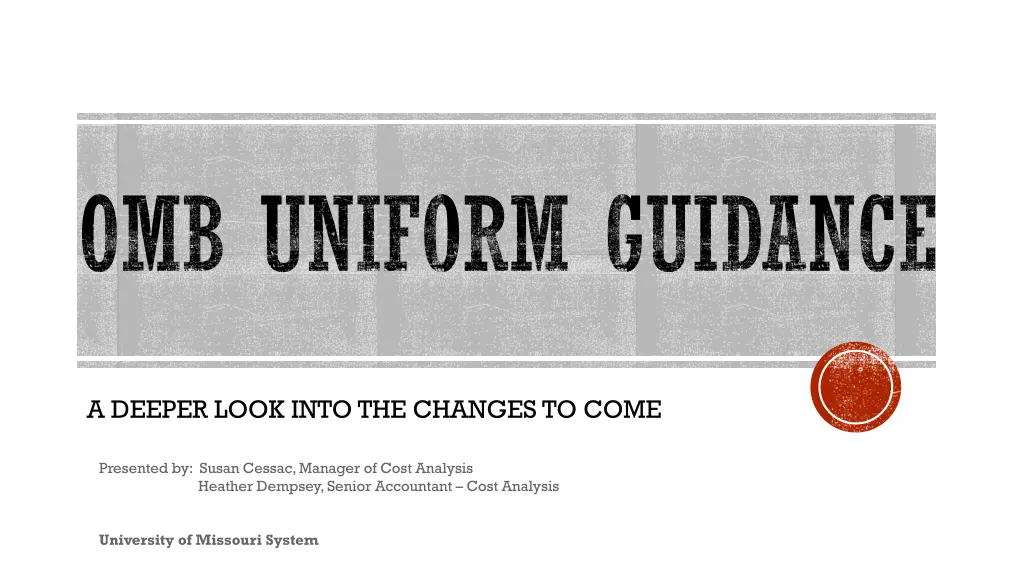 omb uniform guidance n.w
