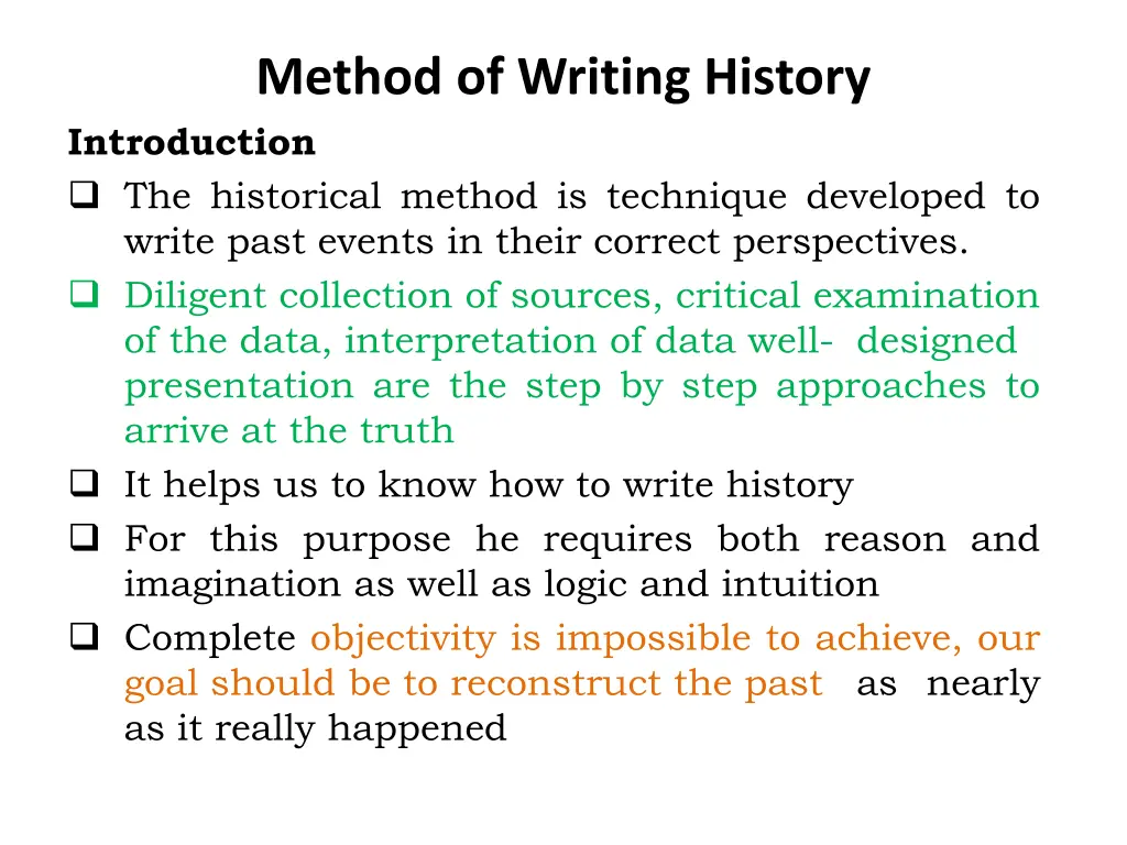 method of writing history introduction n.w