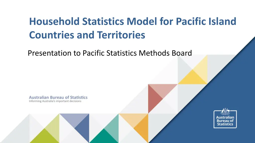 household statistics model for pacific island n.w