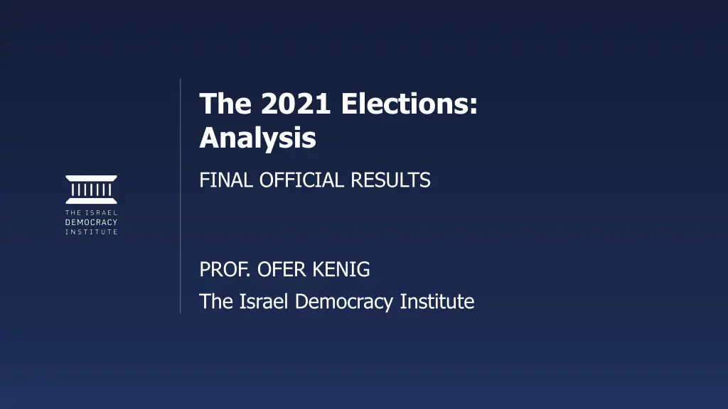 the 2021 elections analysis n.w