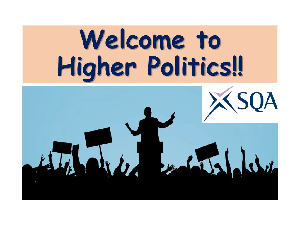 welcome to higher politics n.w