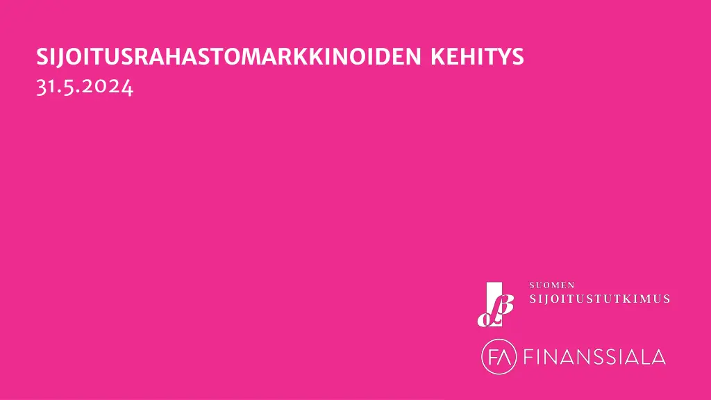 sijoitusrahastomarkkinoiden kehitys 31 5 2024 n.w