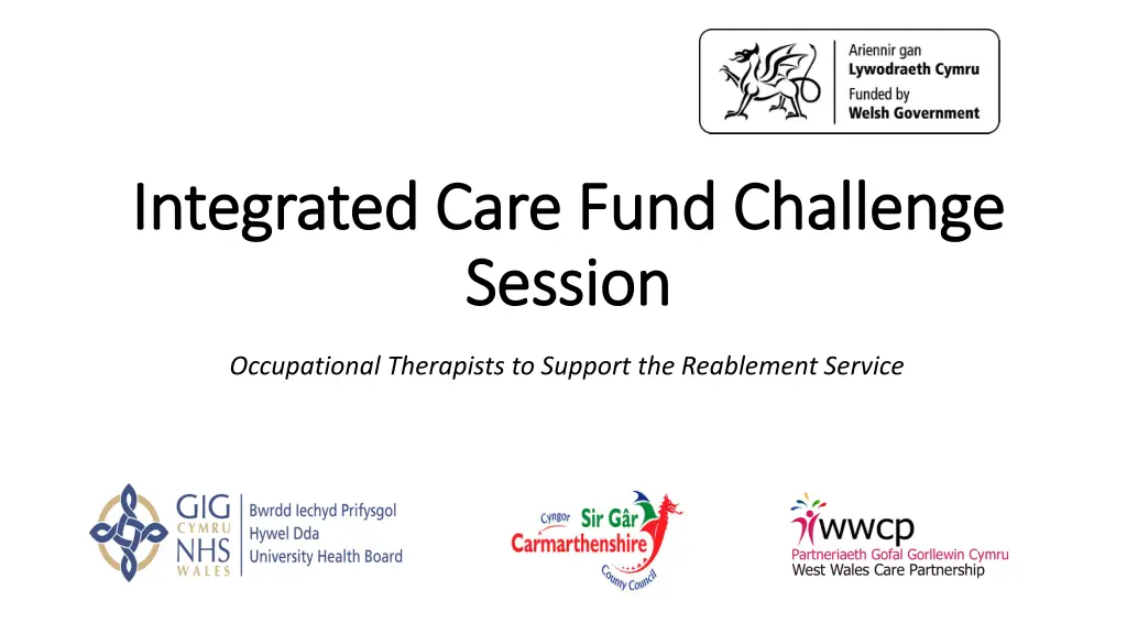 integrated care fund challenge integrated care n.w