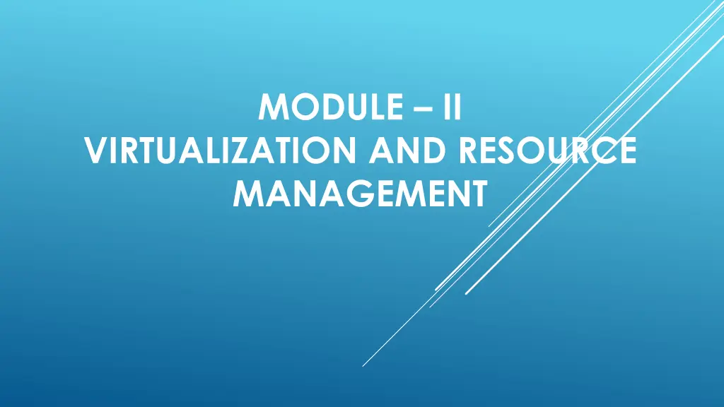 module ii n.w