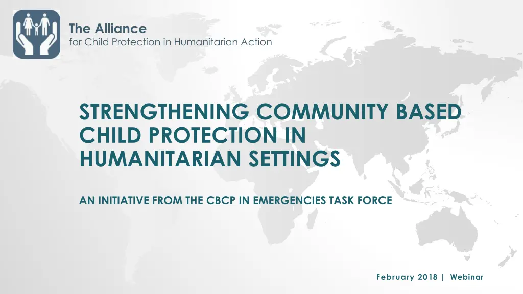 the alliance for child protection in humanitarian n.w