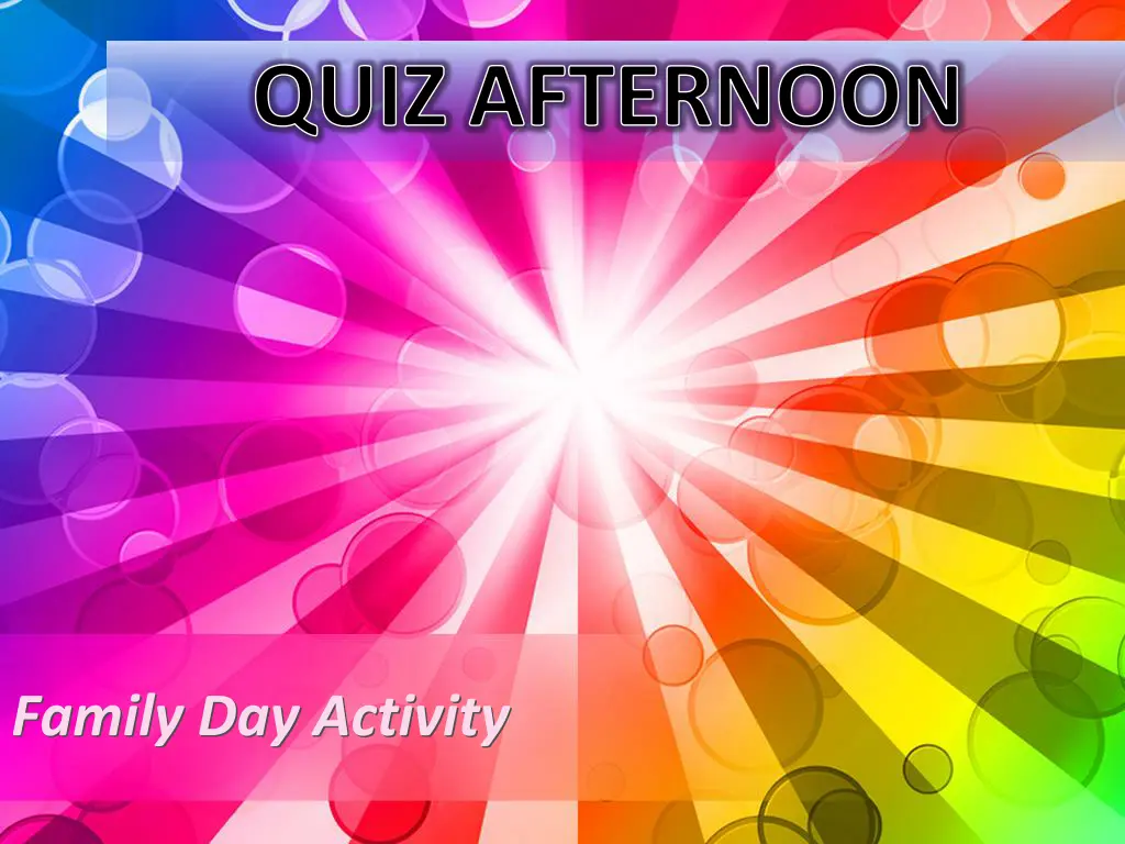quiz afternoon n.w