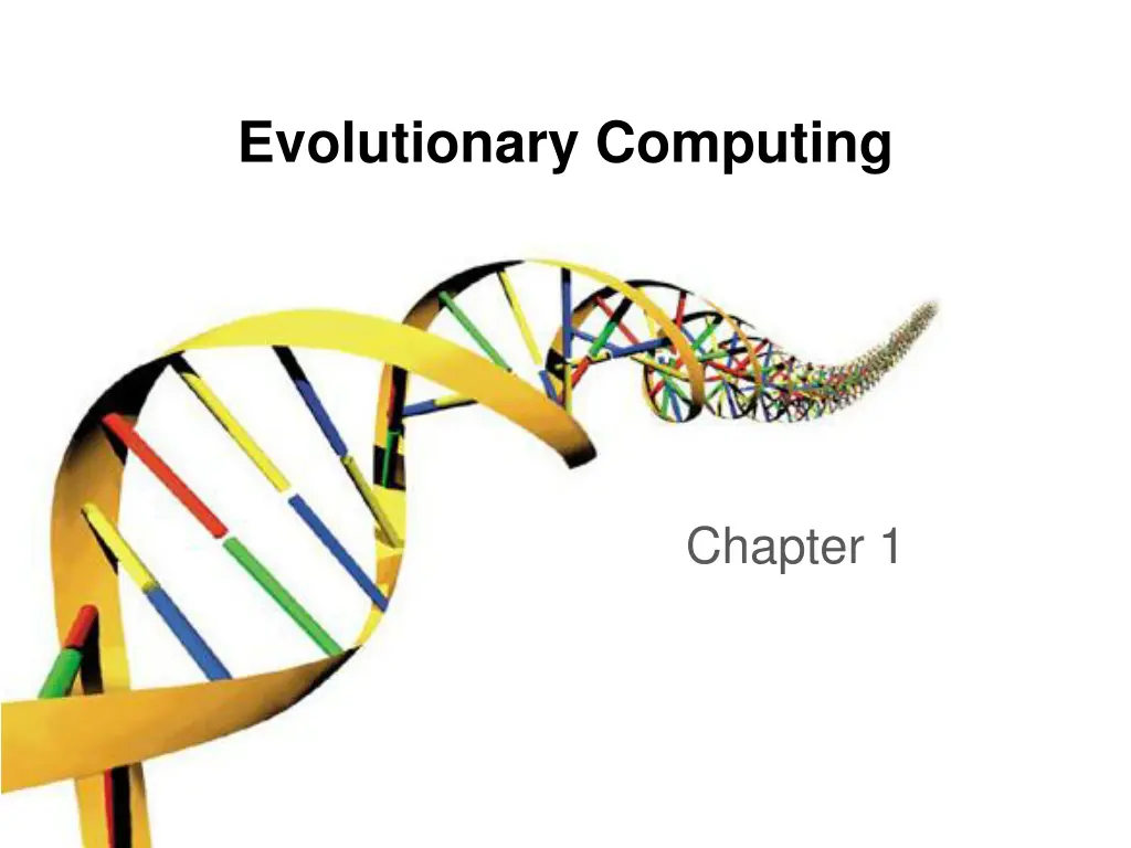 evolutionary computing n.w