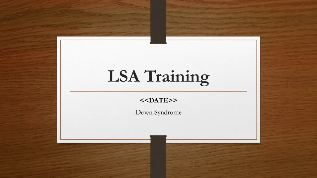 lsa training n.w