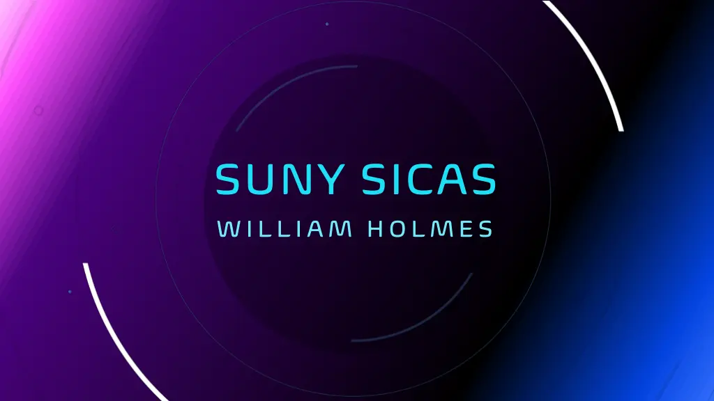suny sicas william holmes n.w