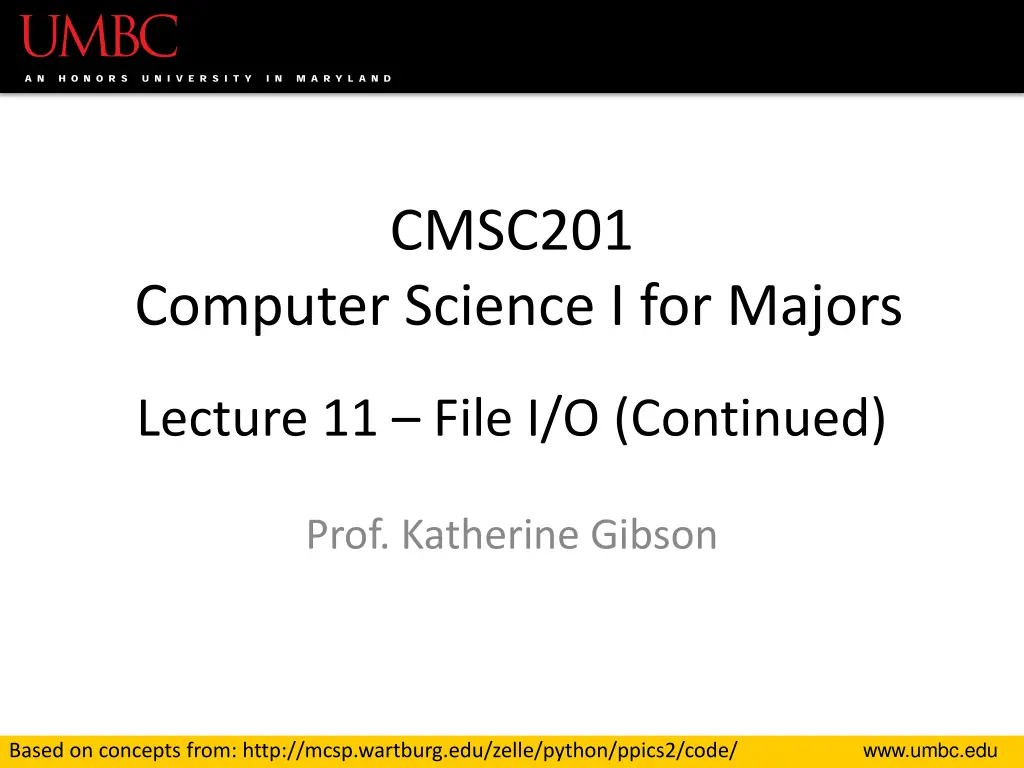 cmsc201 n.w