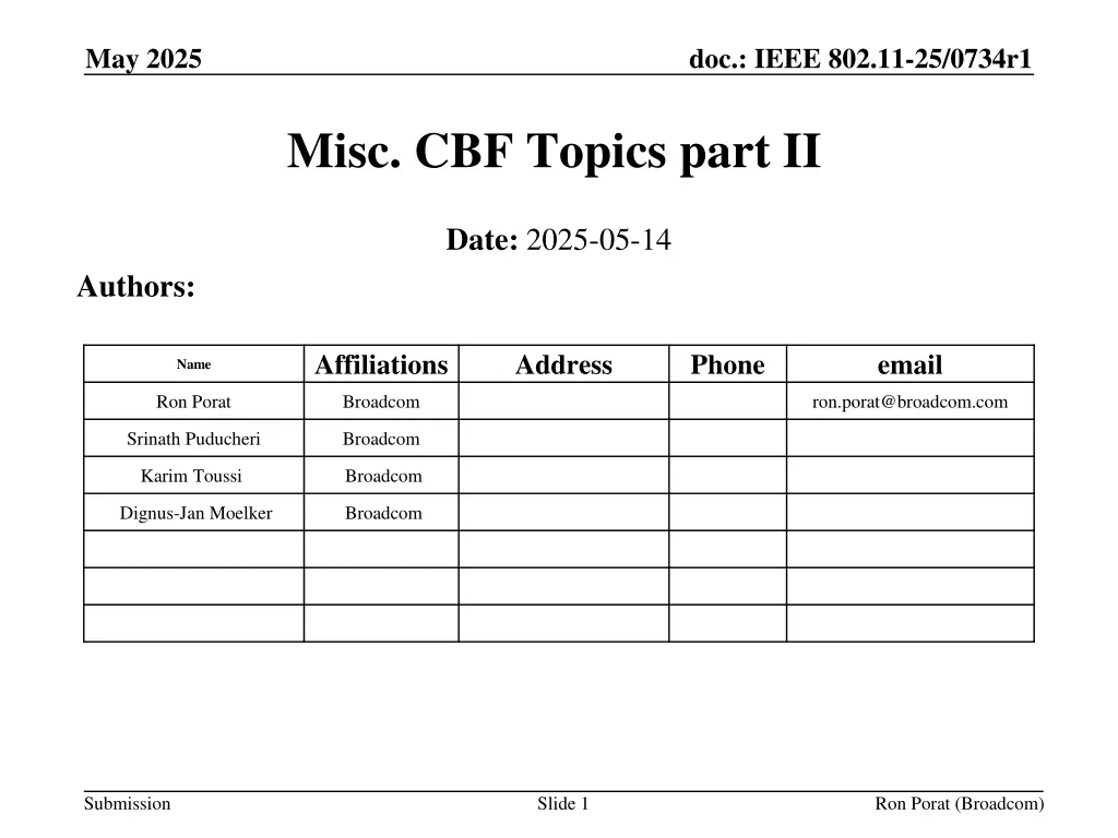 doc ieee 802 11 25 0734r1 n.w