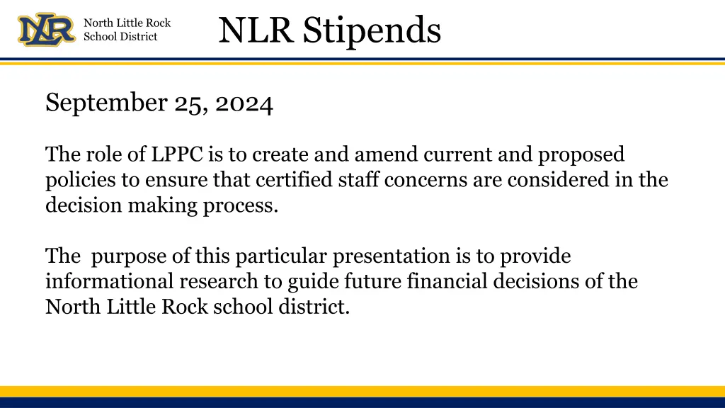nlr stipends n.w