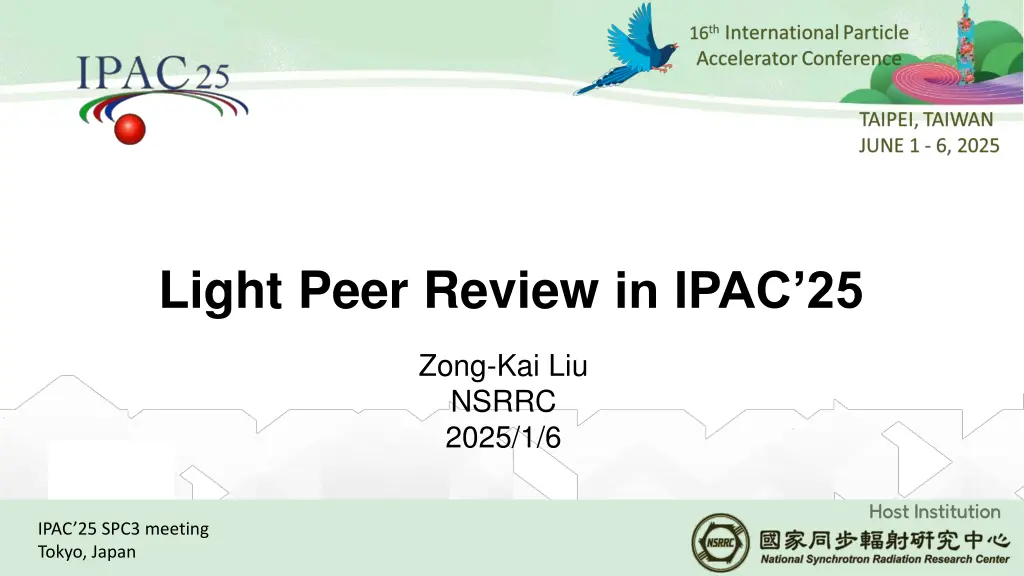 light peer review in ipac 25 n.w