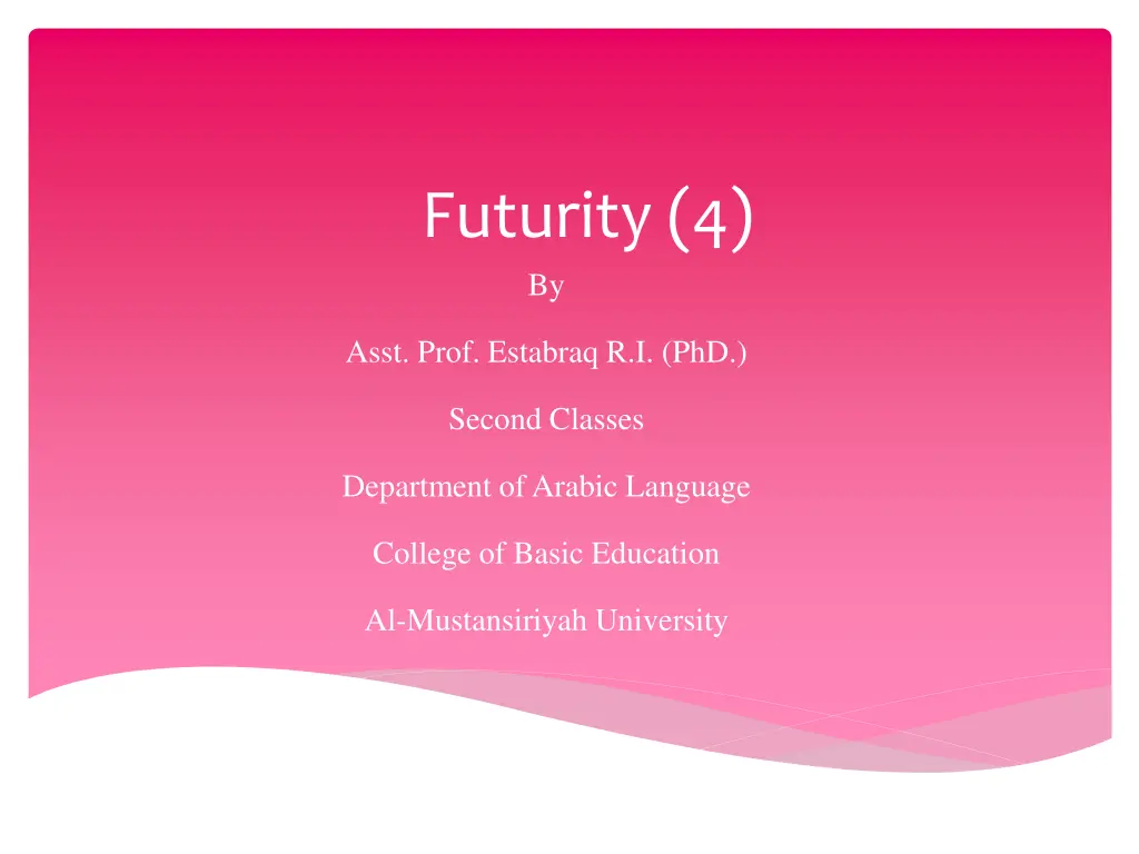 futurity 4 by n.w