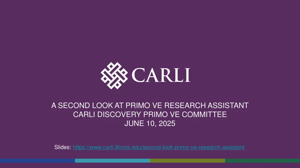 a second look at primo ve research assistant n.w