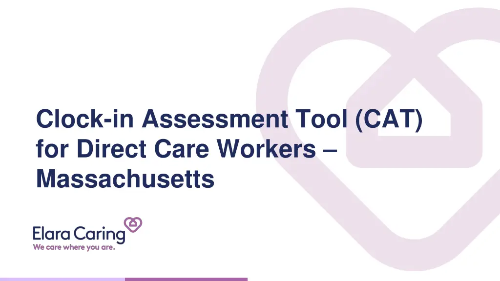 clock in assessment tool cat for direct care n.w
