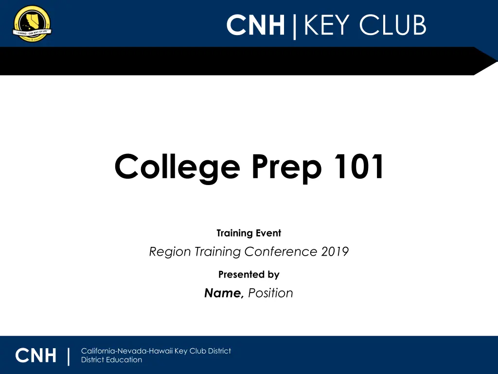 cnh key club n.w