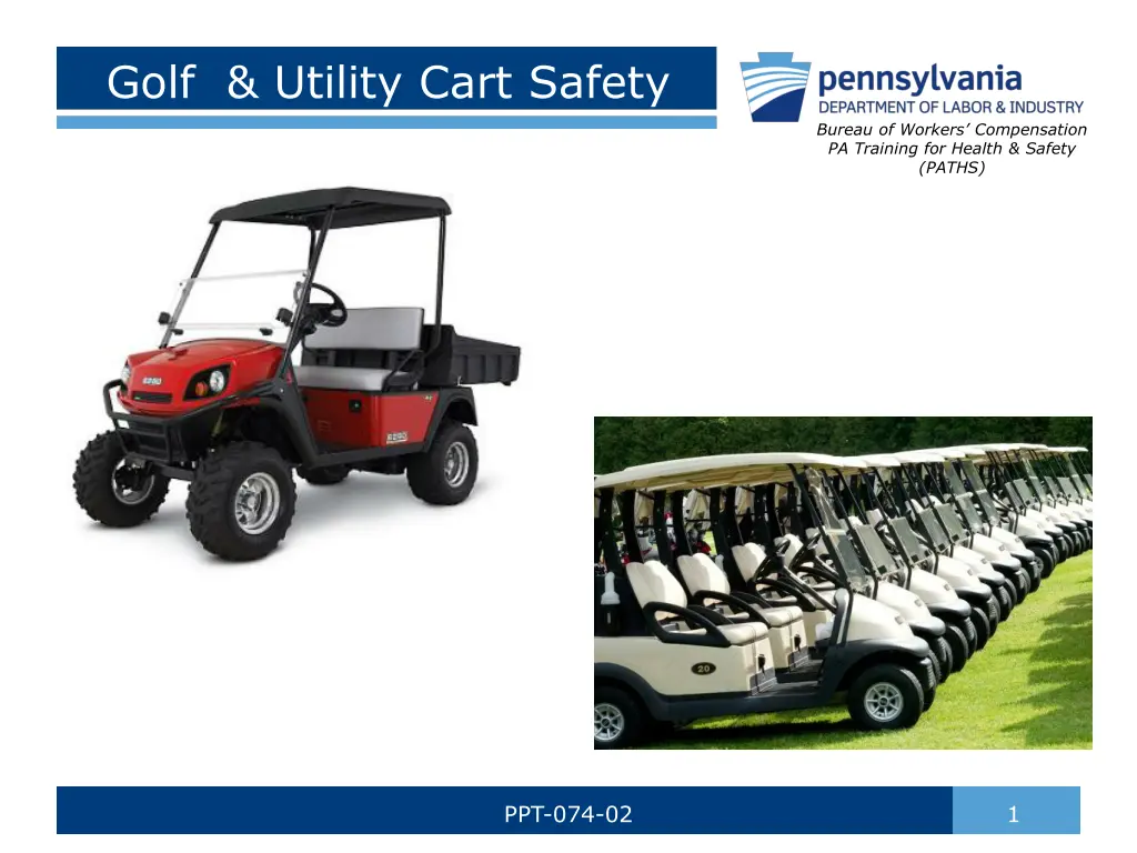 golf utility cart safety n.w