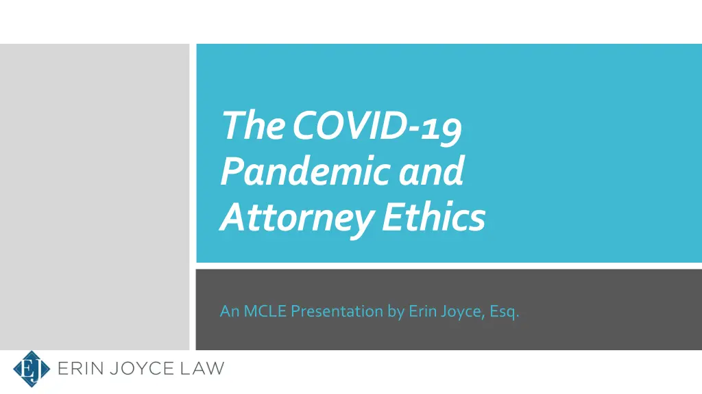 the covid 19 pandemic and attorney ethics n.w