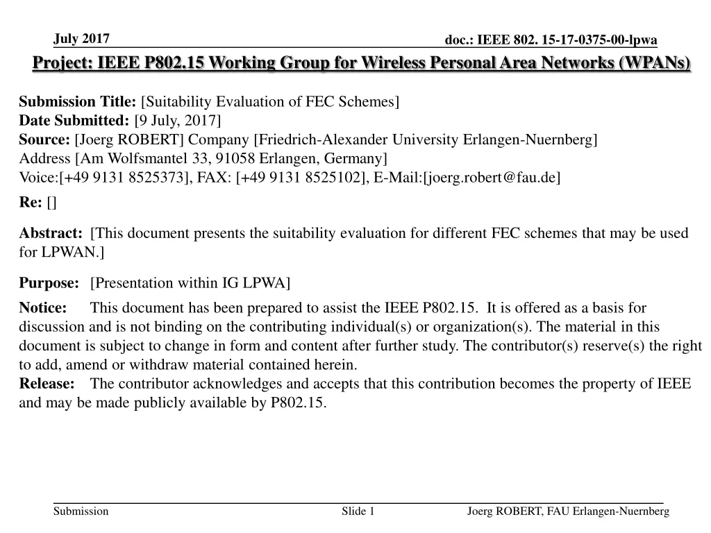 july 2017 project ieee p802 15 working group n.w