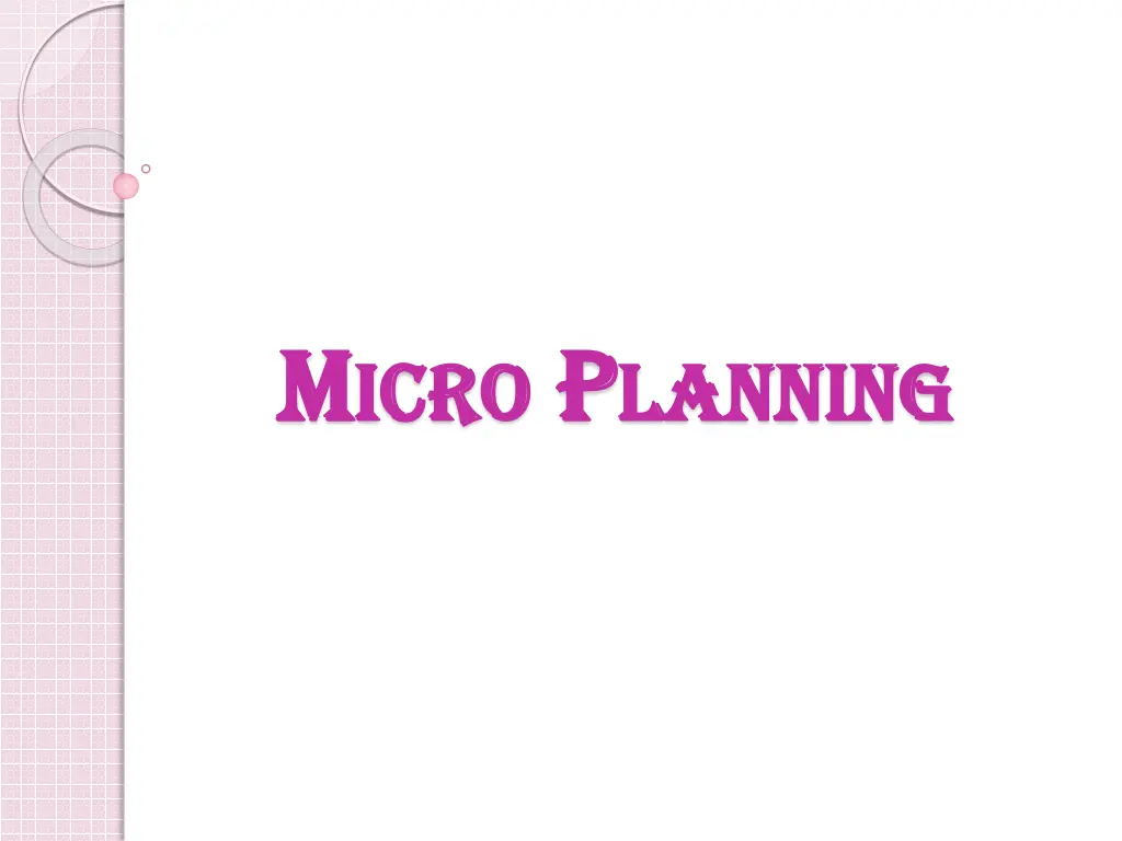m m icro icro p p lanning n.w