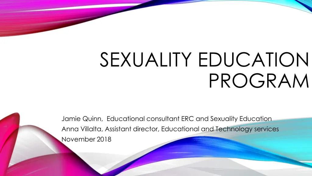 sexuality education n.w