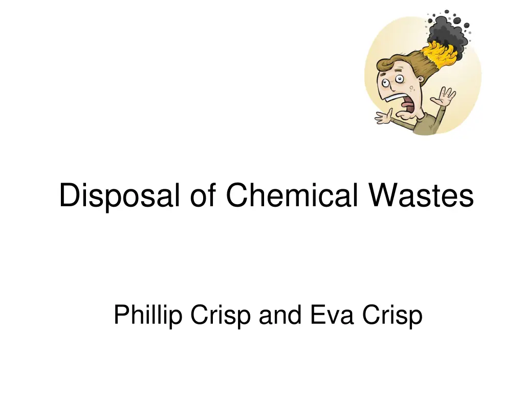 disposal of chemical wastes n.w