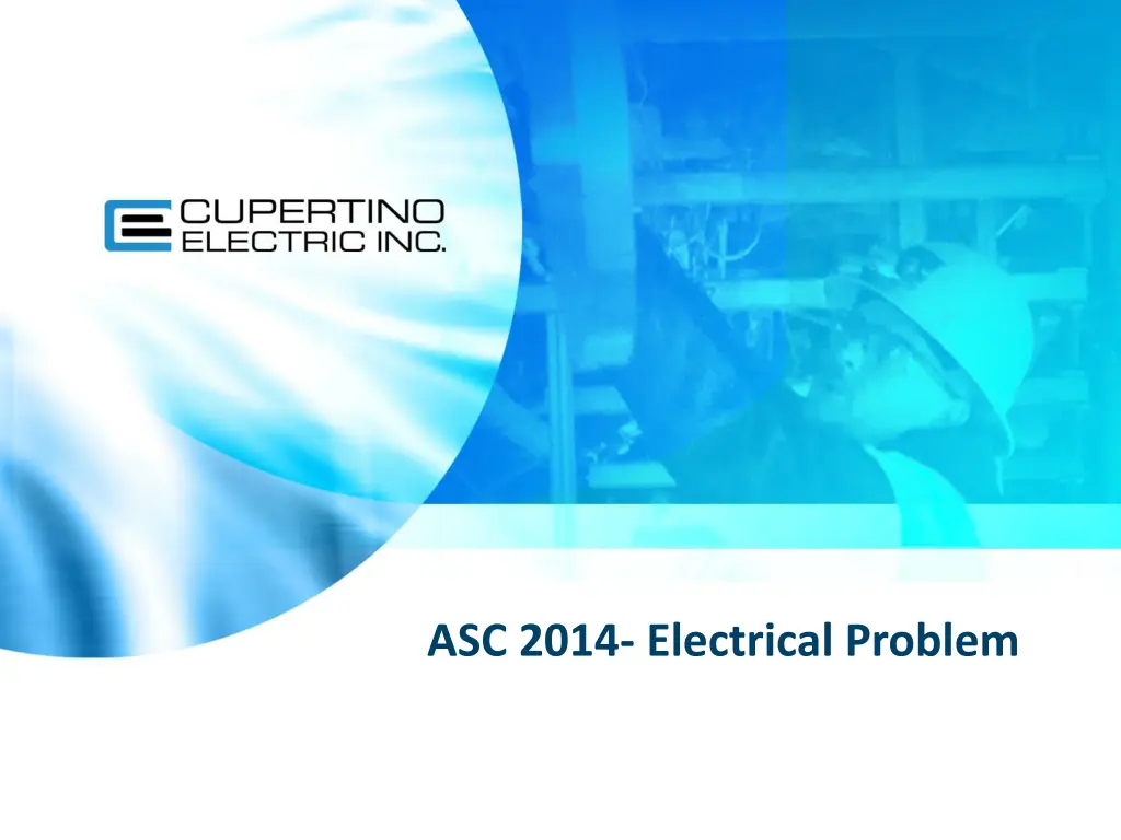asc 2014 electrical problem n.w