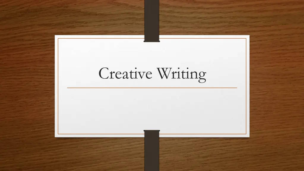 creative writing n.w