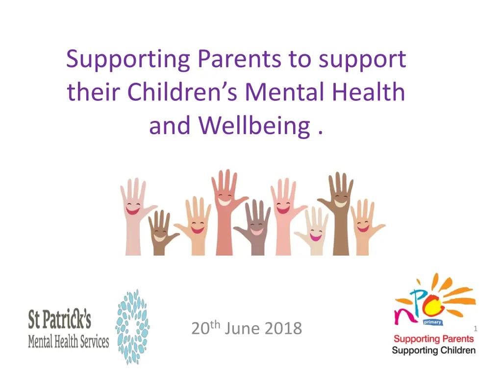supporting parents to support their children n.w
