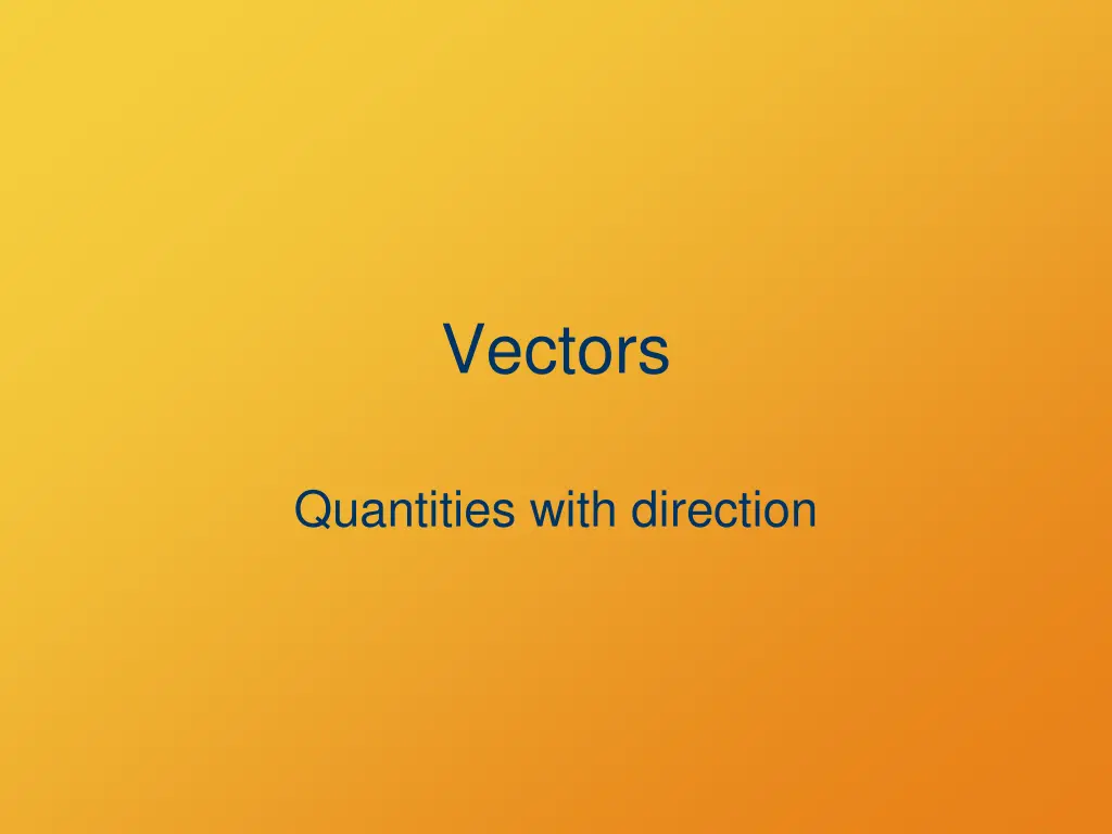 vectors n.w