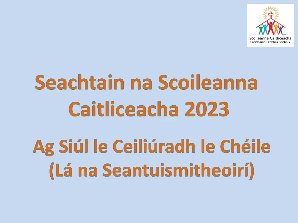 seachtain na scoileanna caitliceacha 2023 n.w
