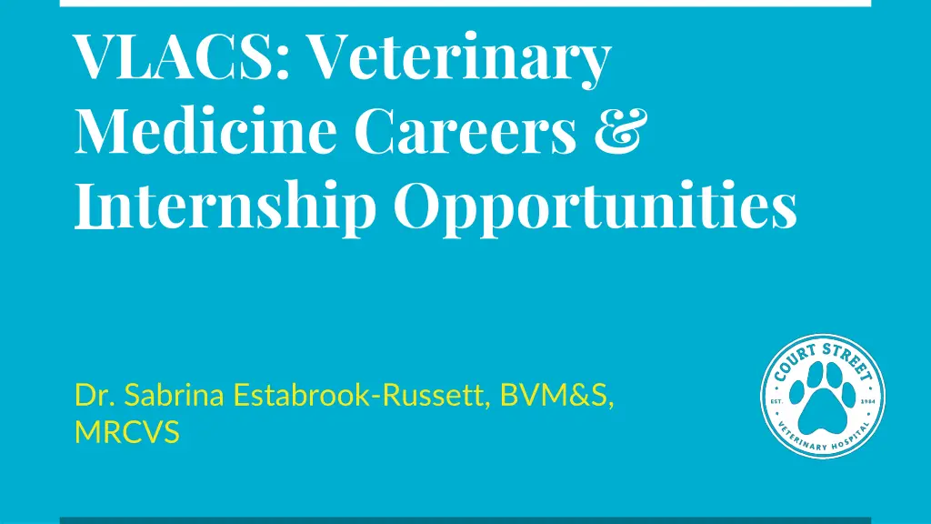 vlacs veterinary medicine careers internship n.w