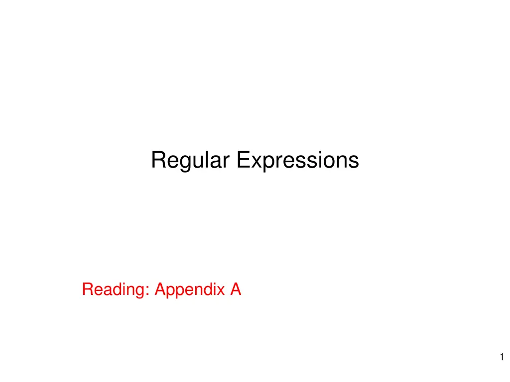 regular expressions n.w