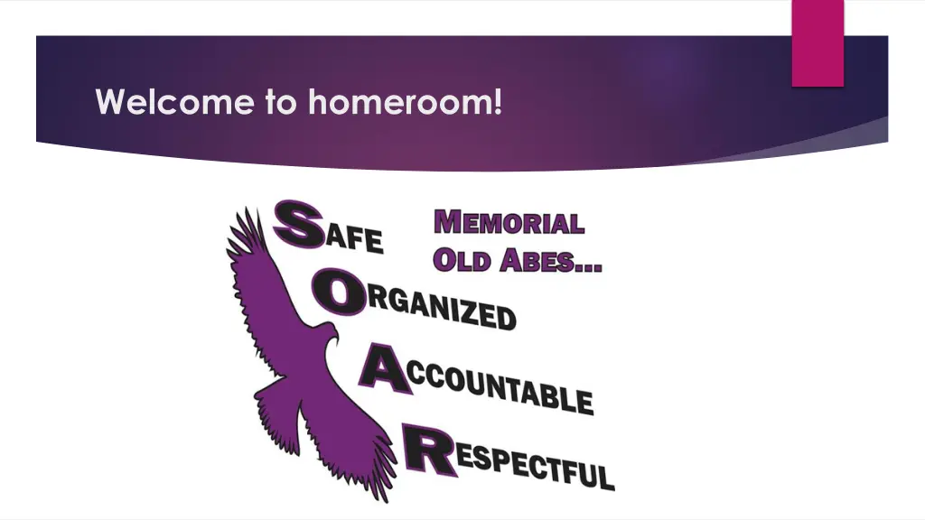welcome to homeroom n.w