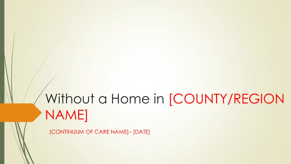 without a home in county region name n.w