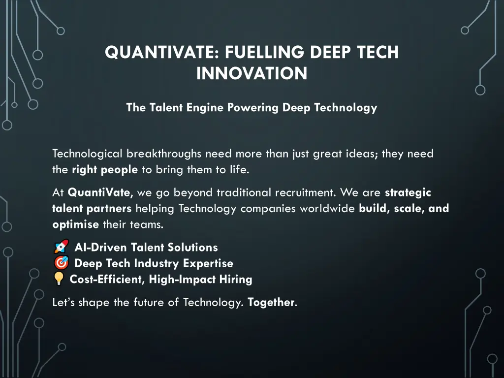 quantivate fuelling deep tech innovation n.w