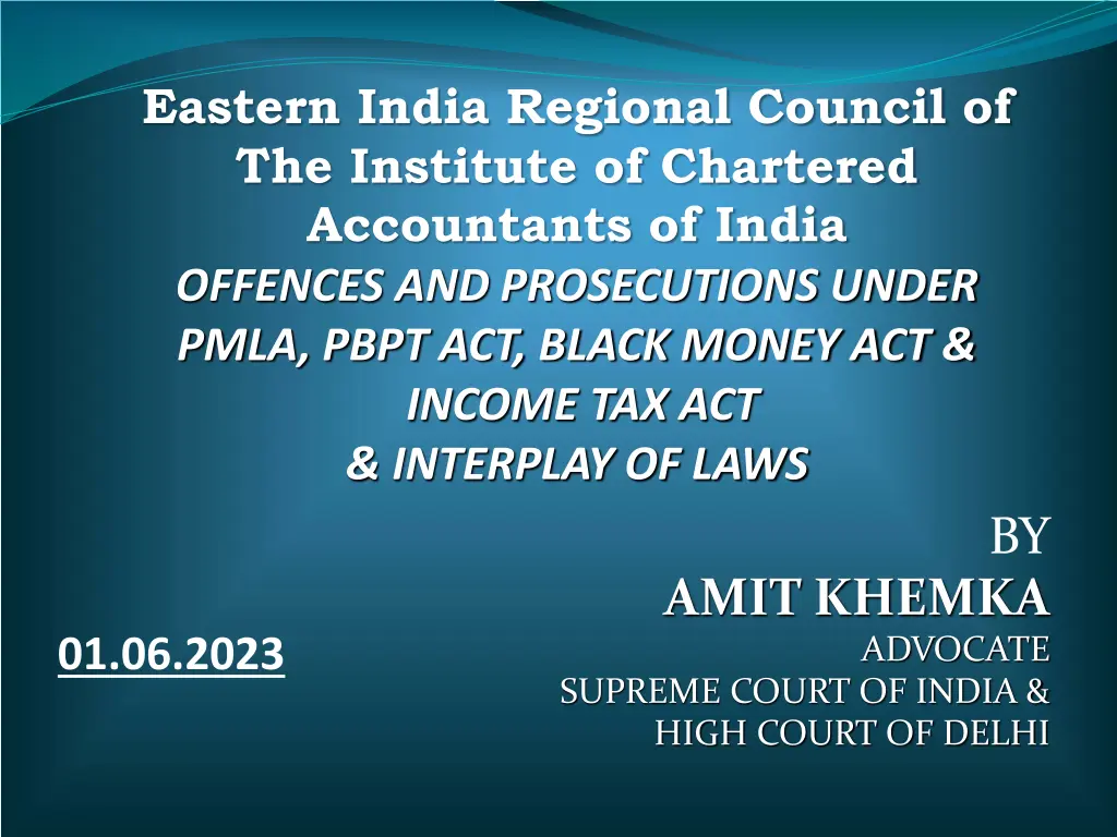 eastern india regional council of the institute n.w