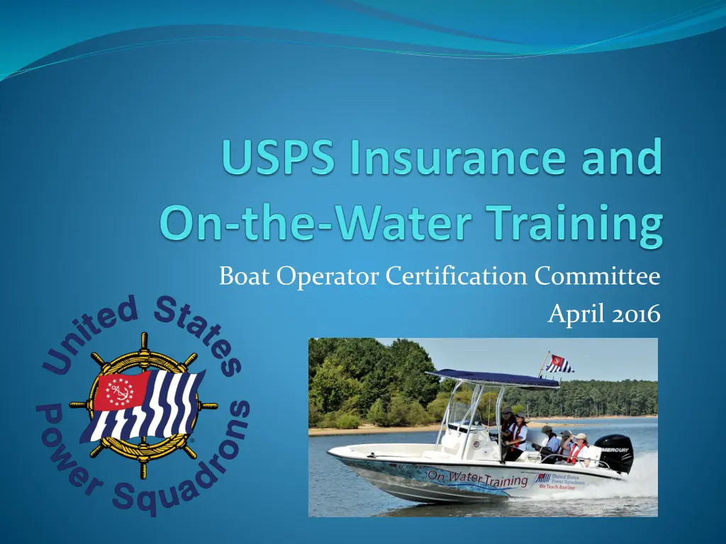 boat operator certification committee n.w