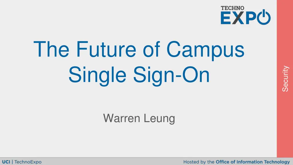 the future of campus single sign on n.w