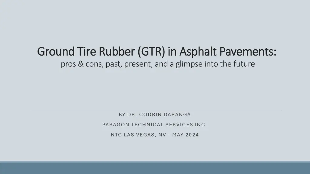 ground tire rubber gtr in asphalt ground tire n.w