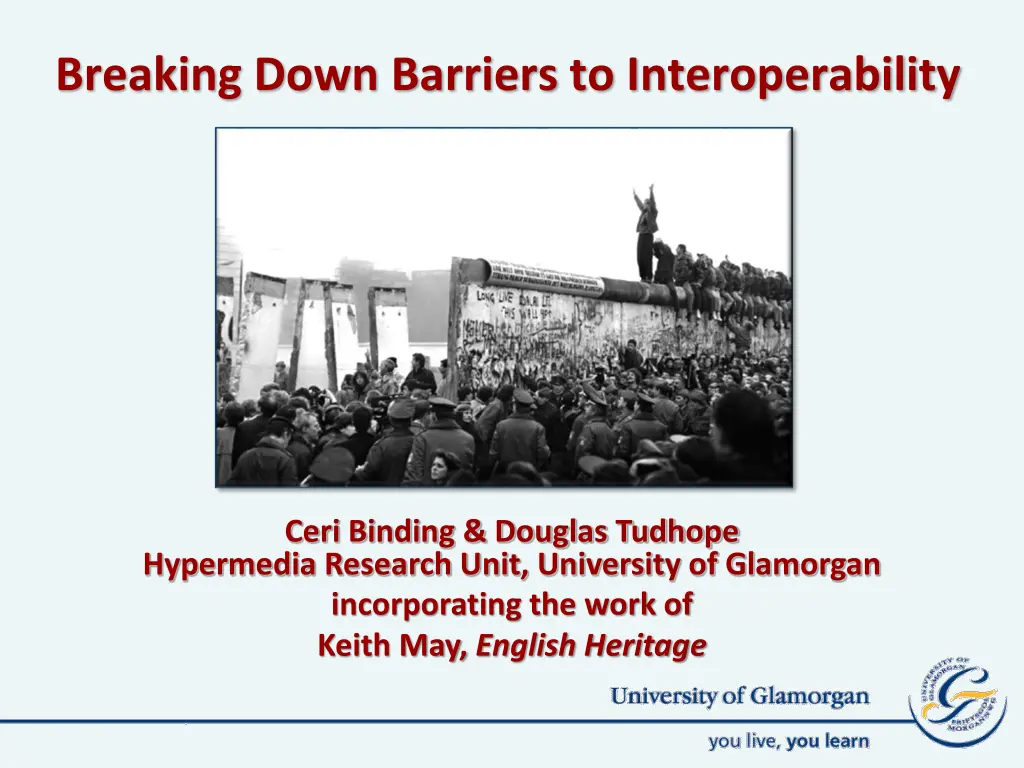 breaking down barriers to interoperability n.w