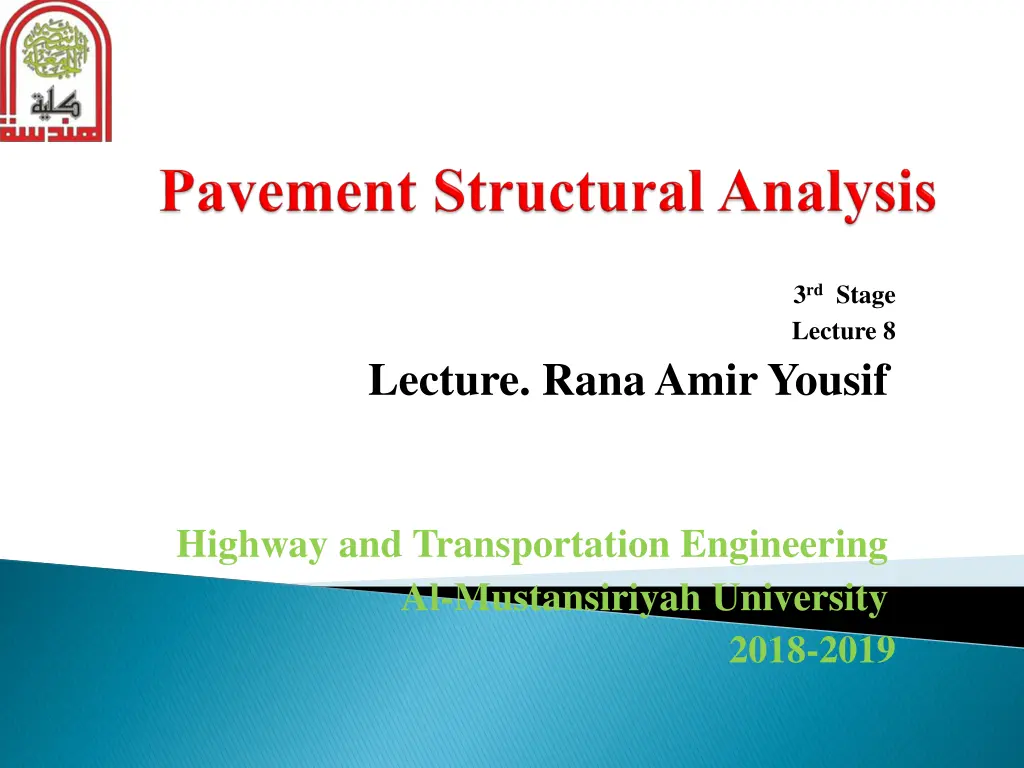 3 rd stage lecture 8 n.w