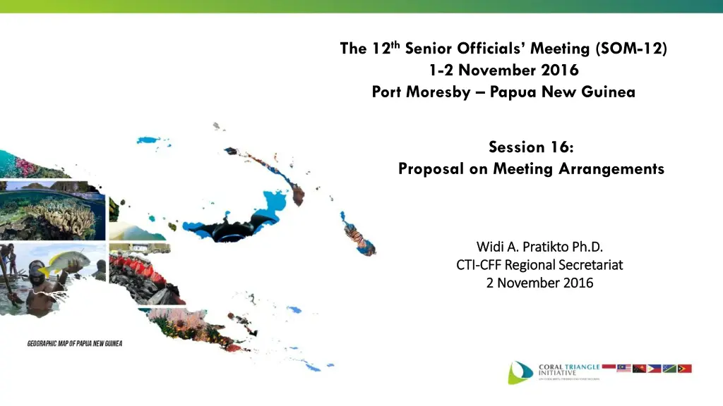 the 12 th senior officials meeting n.w