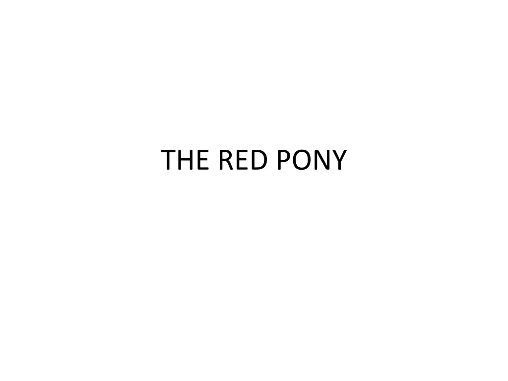 the red pony n.w