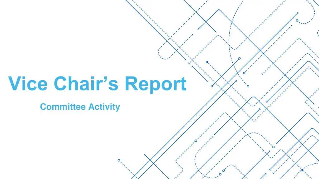 vice chair s report n.w