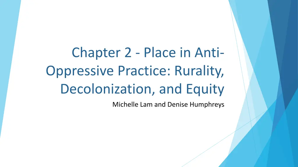 chapter 2 place in anti oppressive practice n.w